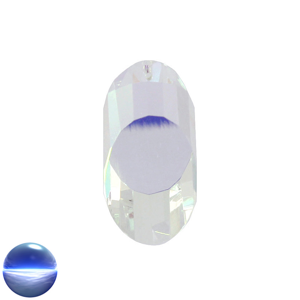 Glaskristall B - Ellipse irisierend 43mm