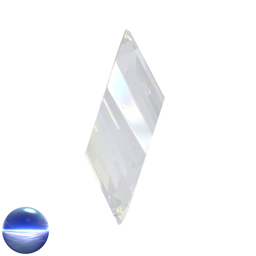 Glaskristall B - Ellipse irisierend 63mm
