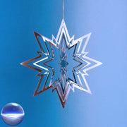 Windspiel Spirale Stern 110mm - vergoldet