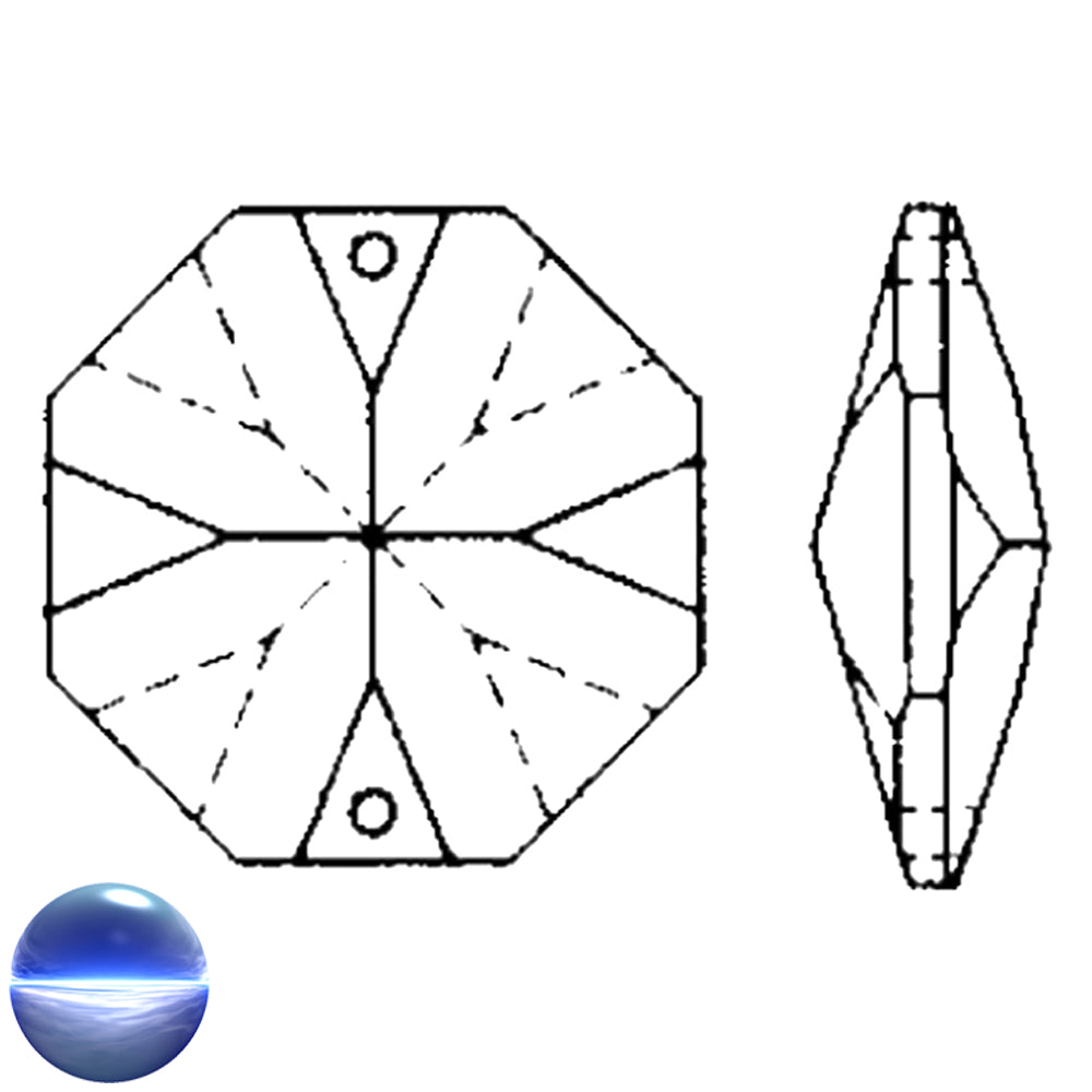 2-Loch Prismen B - Octagon 28mm