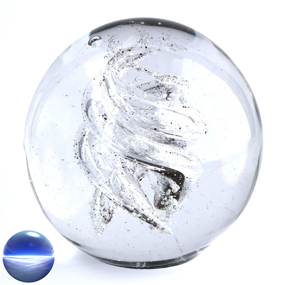 Briefbeschwerer Glas - Spirale gross