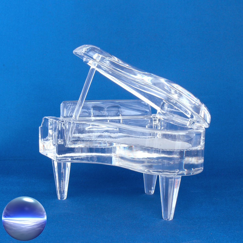 Glas - Flügel Piano 13cm