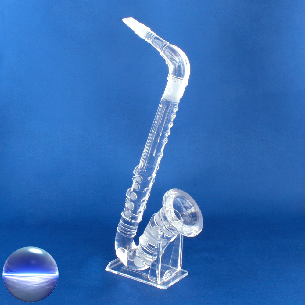Glas - Saxophon 24cm | Deko zum Aufstellen 