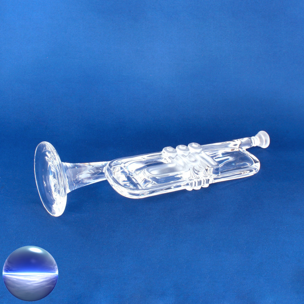 Glas - Trompete 23cm