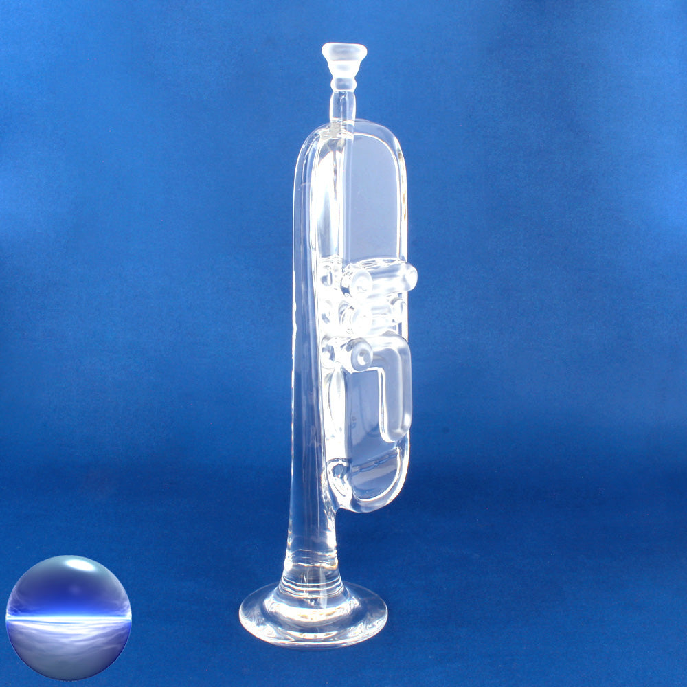 Glas - Trompete 23cm