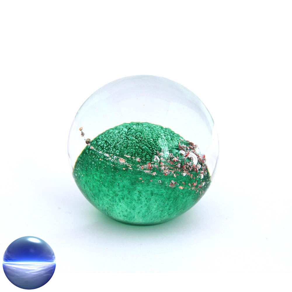 Briefbeschwerer Glas - mit Berg und Schweif | mit Standfläche