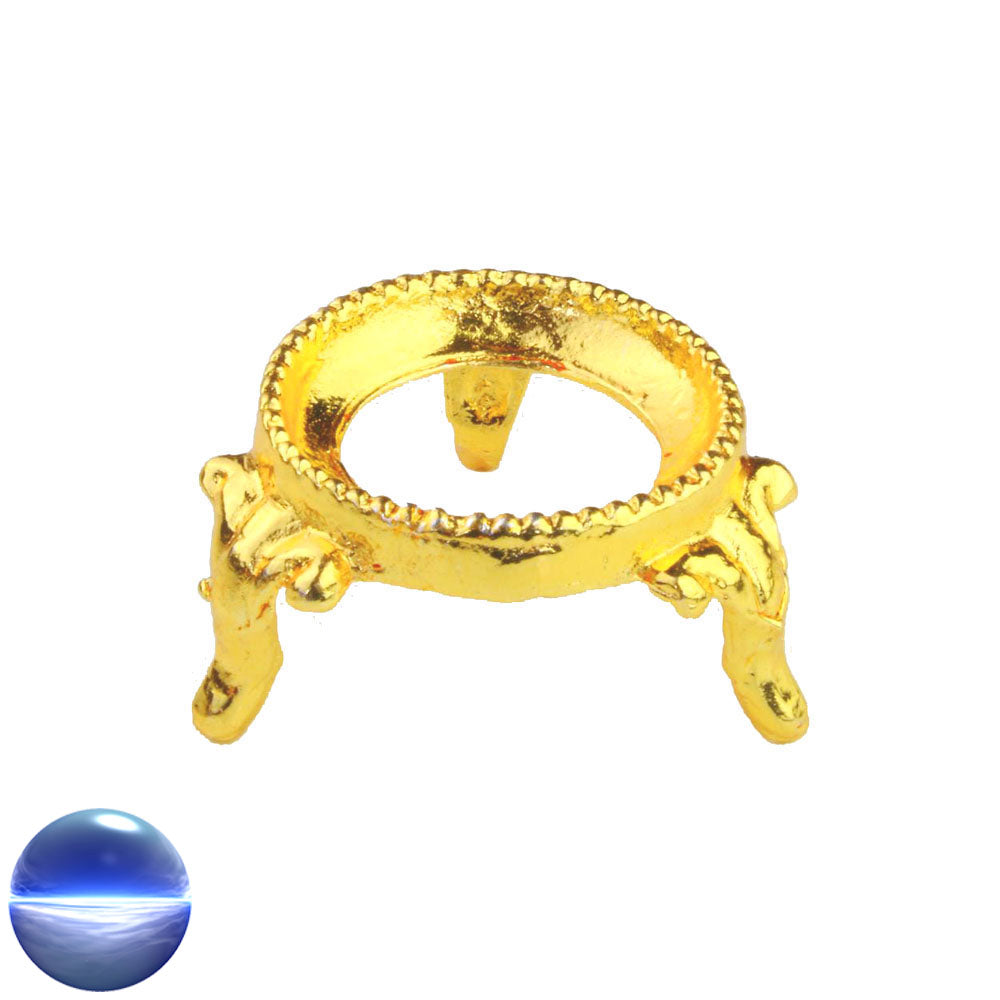 Kugelhalter Metall goldfarben