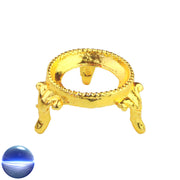 Kugelhalter Metall goldfarben