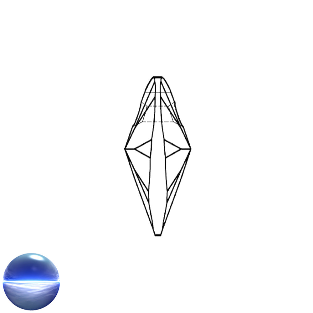 Swarovski Herz bleifrei 28mm