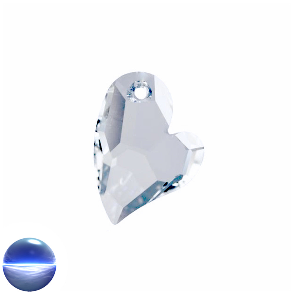 Anhänger Kristall Herz asymetrisch Swarovski