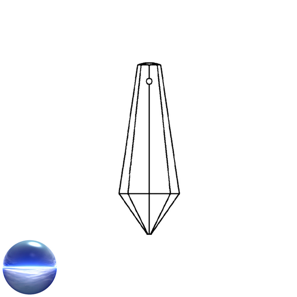 Swarovski Wiener Pendel - 38mm bleifrei