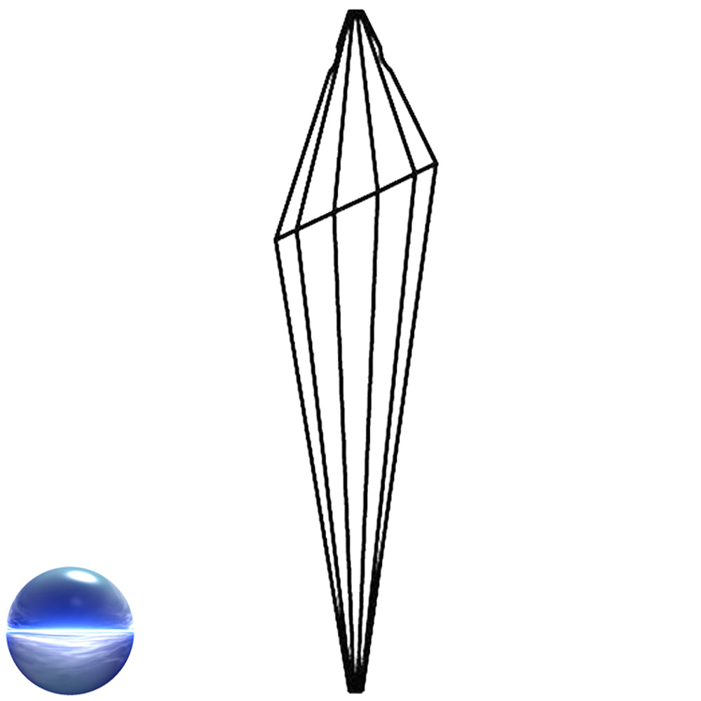 Swarovski Glaskristall - Cone 76mm