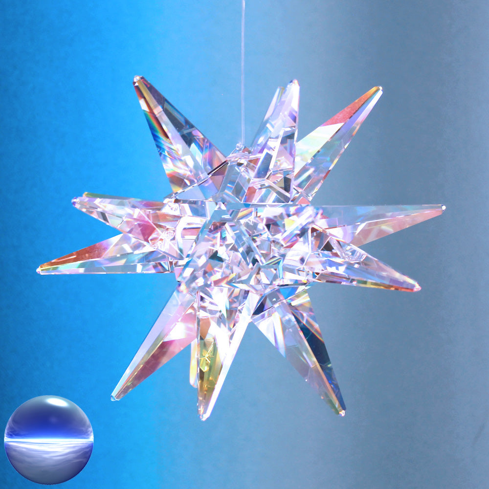 Swarovski Glas-Stern - Moravian 117mm irisierend