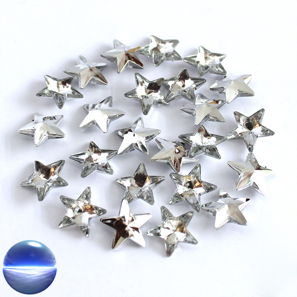 Streu Acryl Sterne silber 15mm