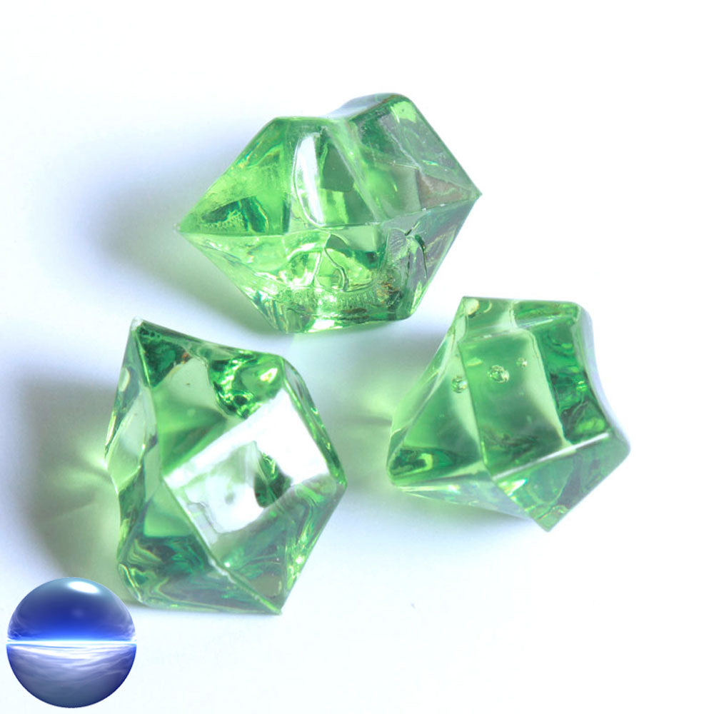 Acrylsteine dunkelgrün 16 - 24 mm