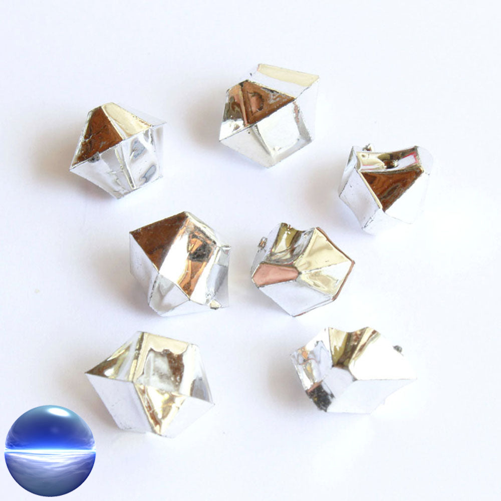 Acrylsteine silber 10 - 14 mm