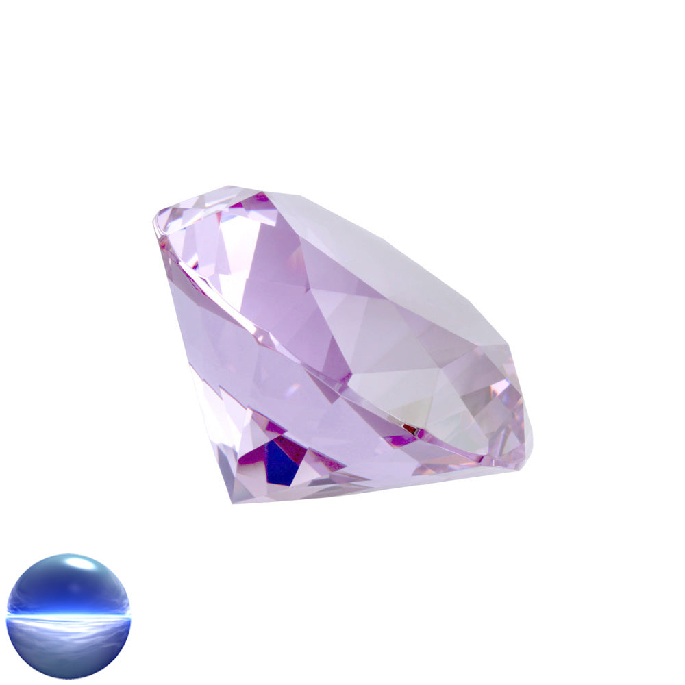 Kristallglas-Diamant A - 56 Facetten alexandrite 100mm