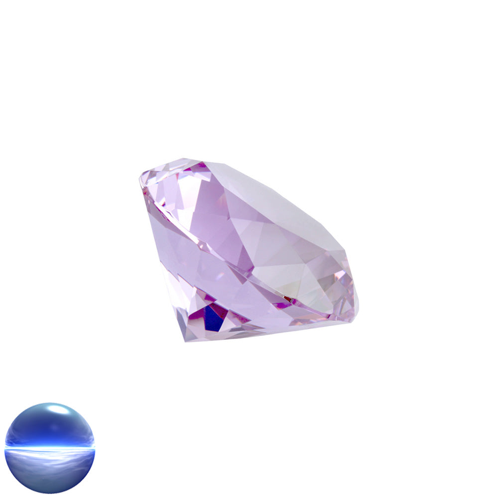 Kristallglas-Diamant A - 56 Facetten alexandrite 60mm