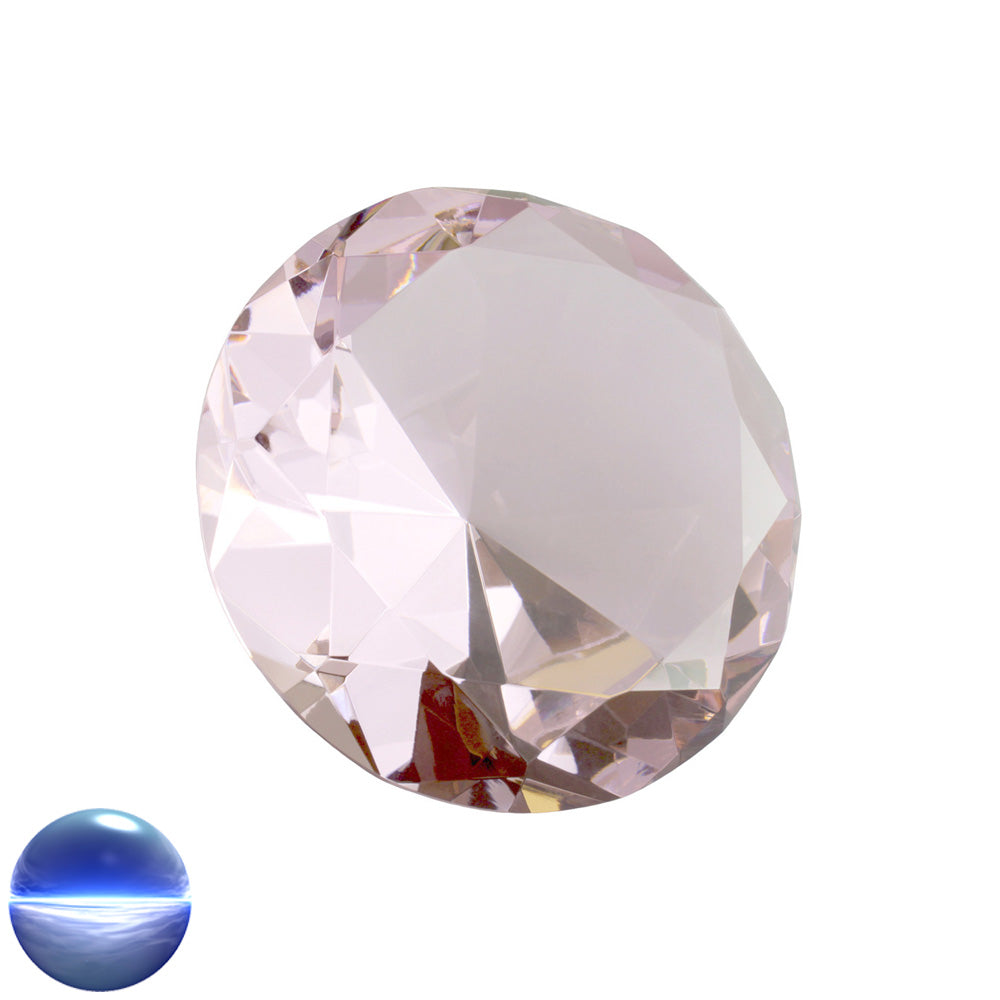Glasdiamant B - rosa 100mm
