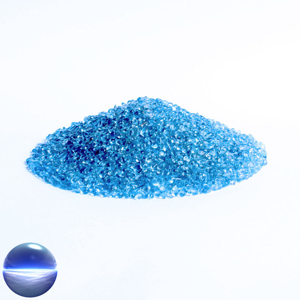 Glaskiesel 1,5-3mm hellblau
