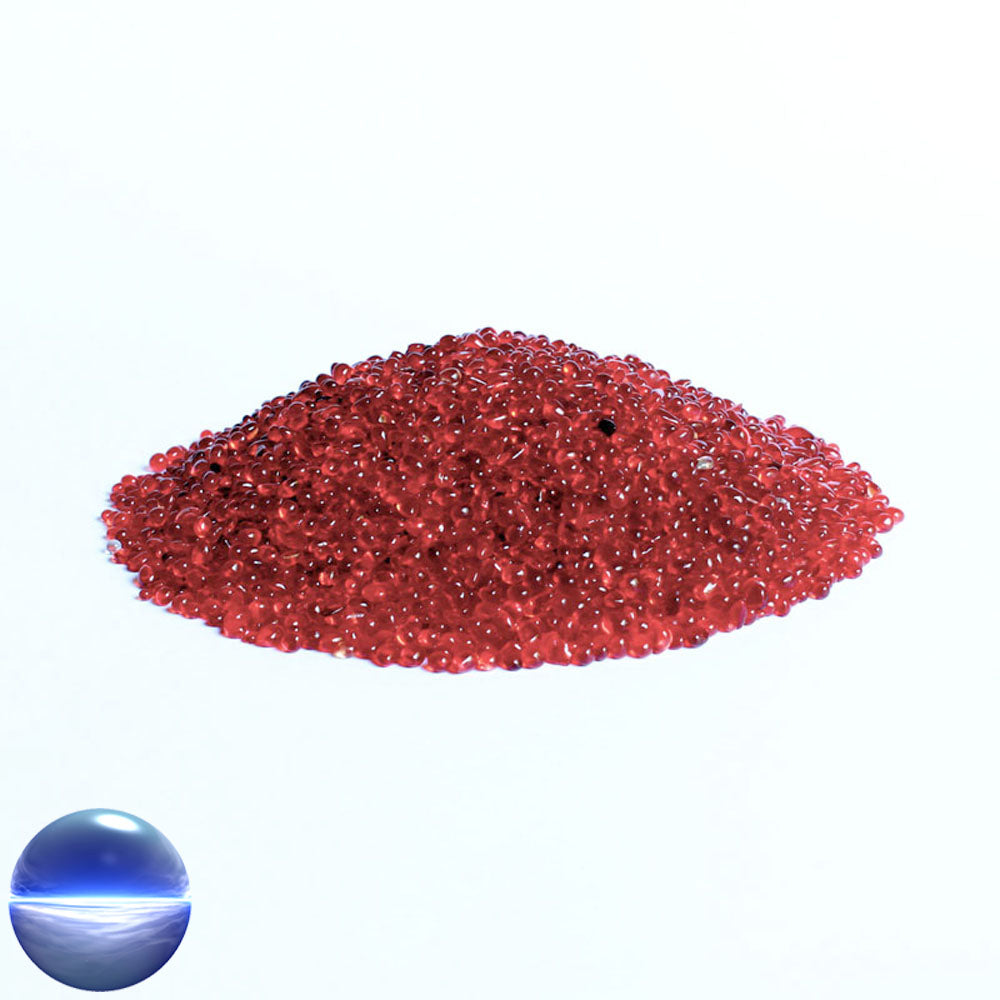 Glaskiesel 1,5-3mm rot