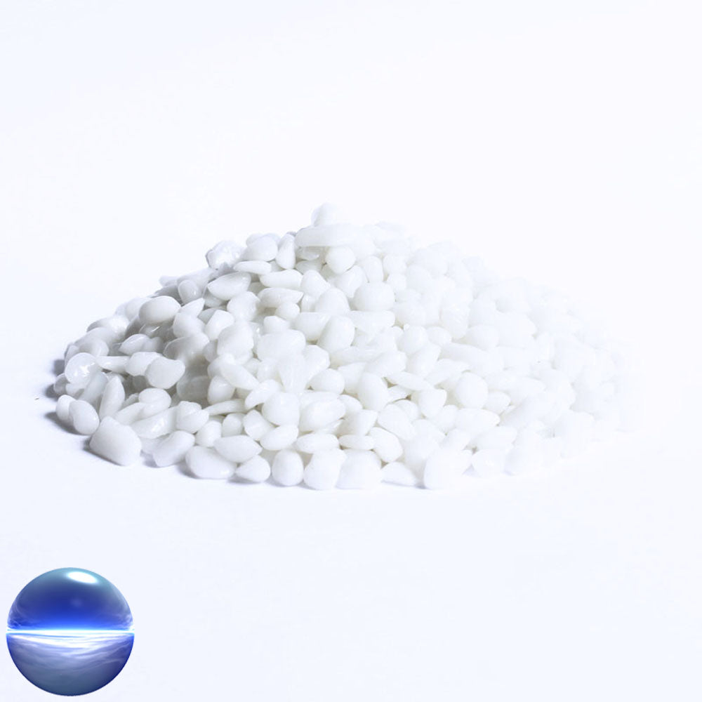 Glaskiesel 3-6mm weiss opak