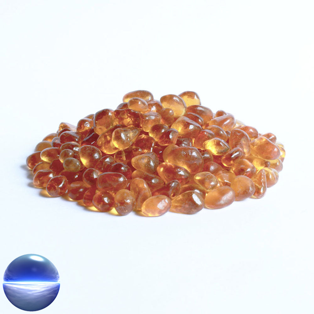 Glaskiesel 8-10mm amber