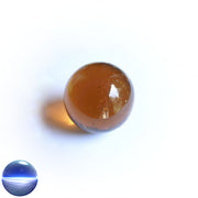 Glaskugel - amber 50mm