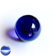 Glaskugel - dunkelblau 70mm