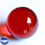 Glaskugel - rot-orange 100mm