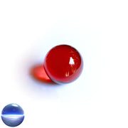 Glaskugel - rot-orange 40mm