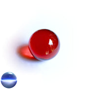 Glaskugel - rot-orange 50mm