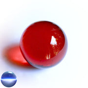 Glaskugel - rot-orange 80mm