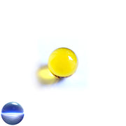 Kristallkugel Glas - gelb 25mm