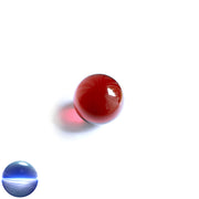 Kristallkugel Glas - rot 25mm