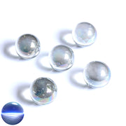 Glasmurmeln klar irisierend 16mm