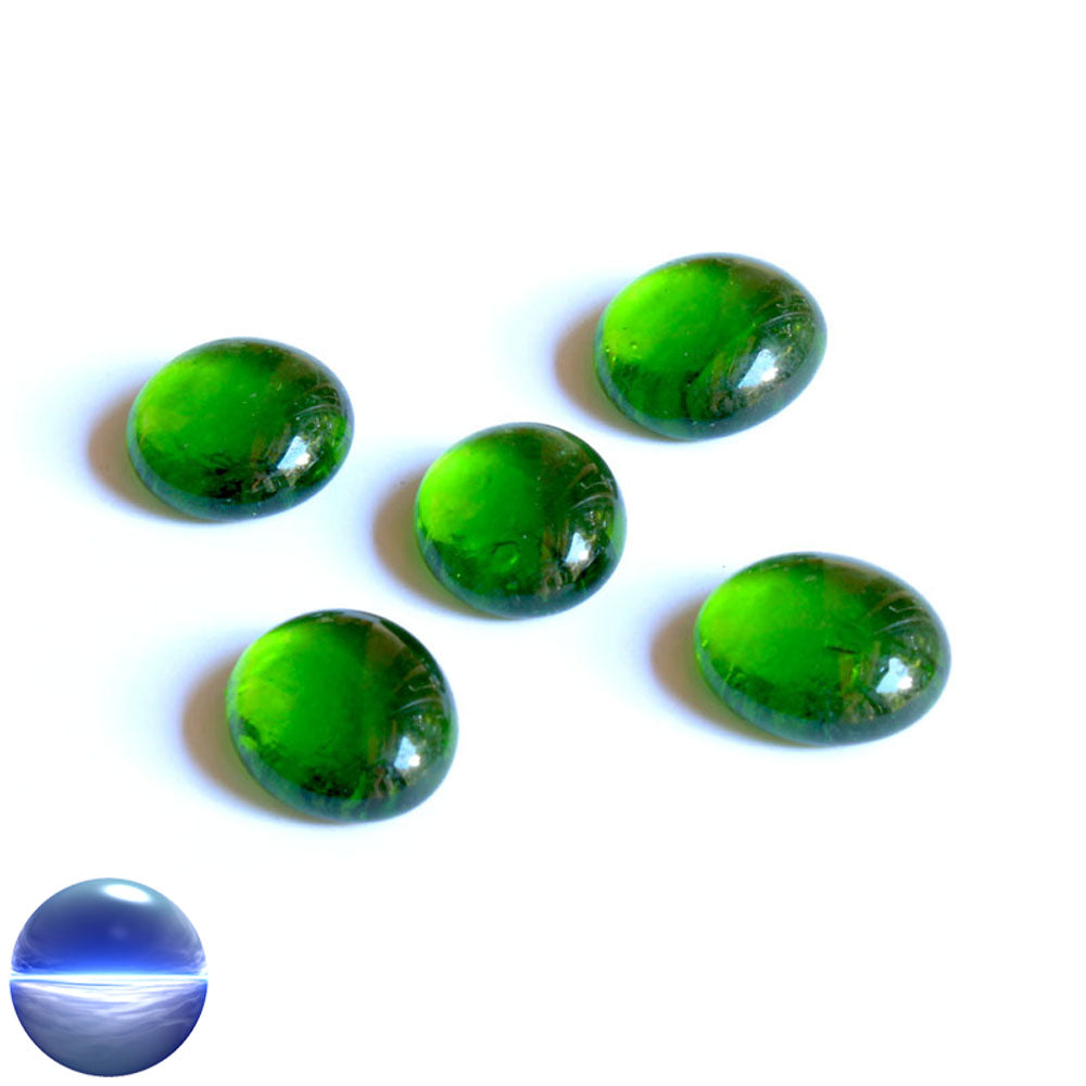 Glasnuggets - grün 20mm