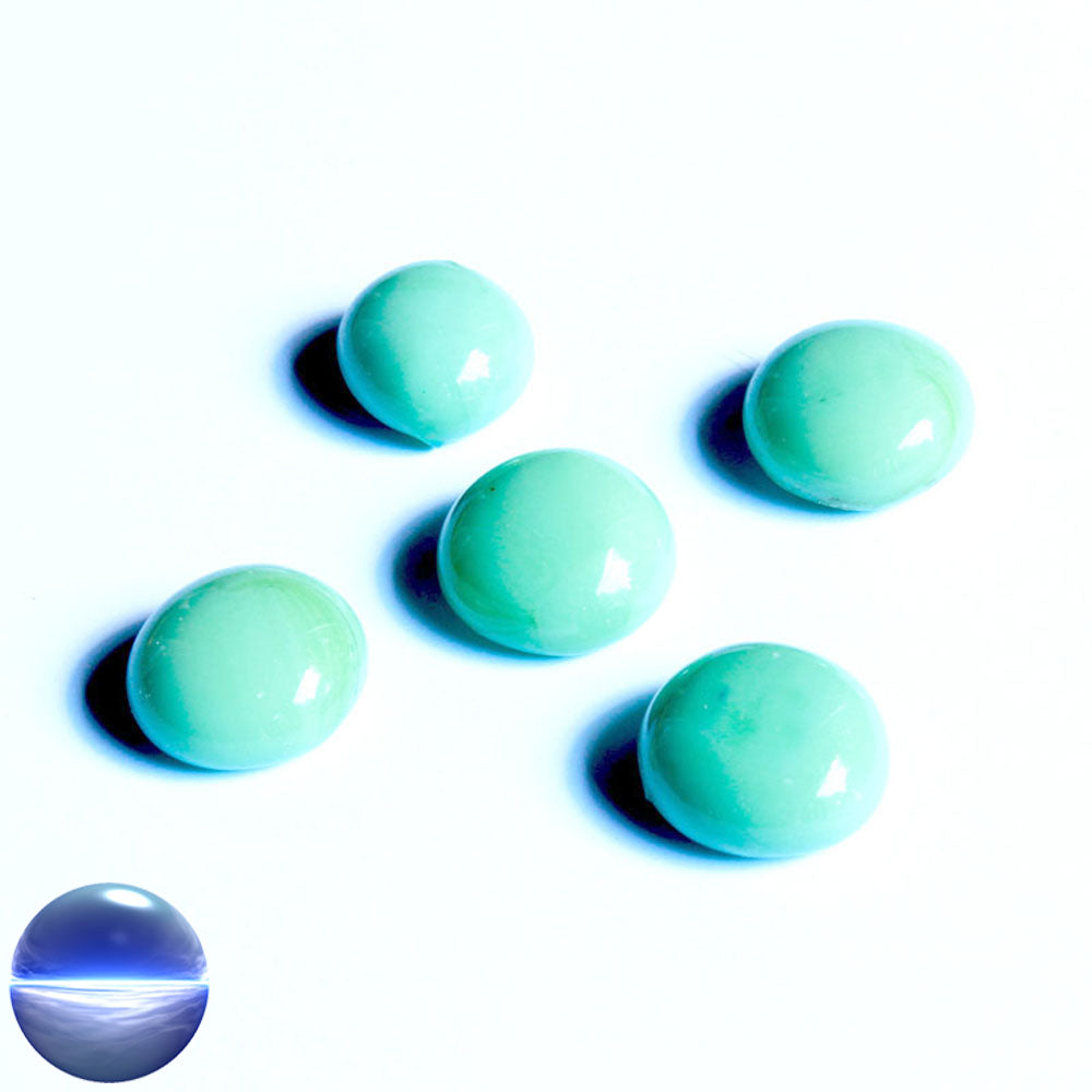 Glasnuggets - pastellgrün opak 20mm