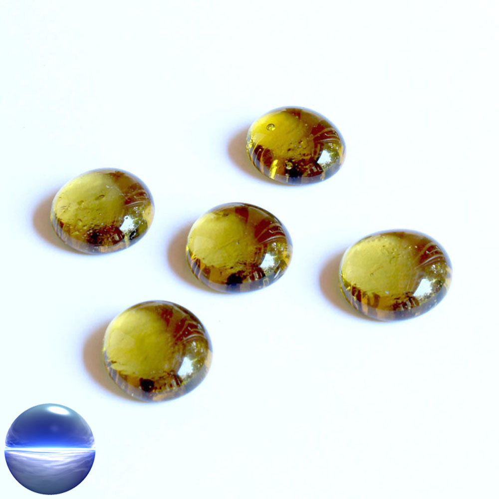 Glasnuggets olive 20mm