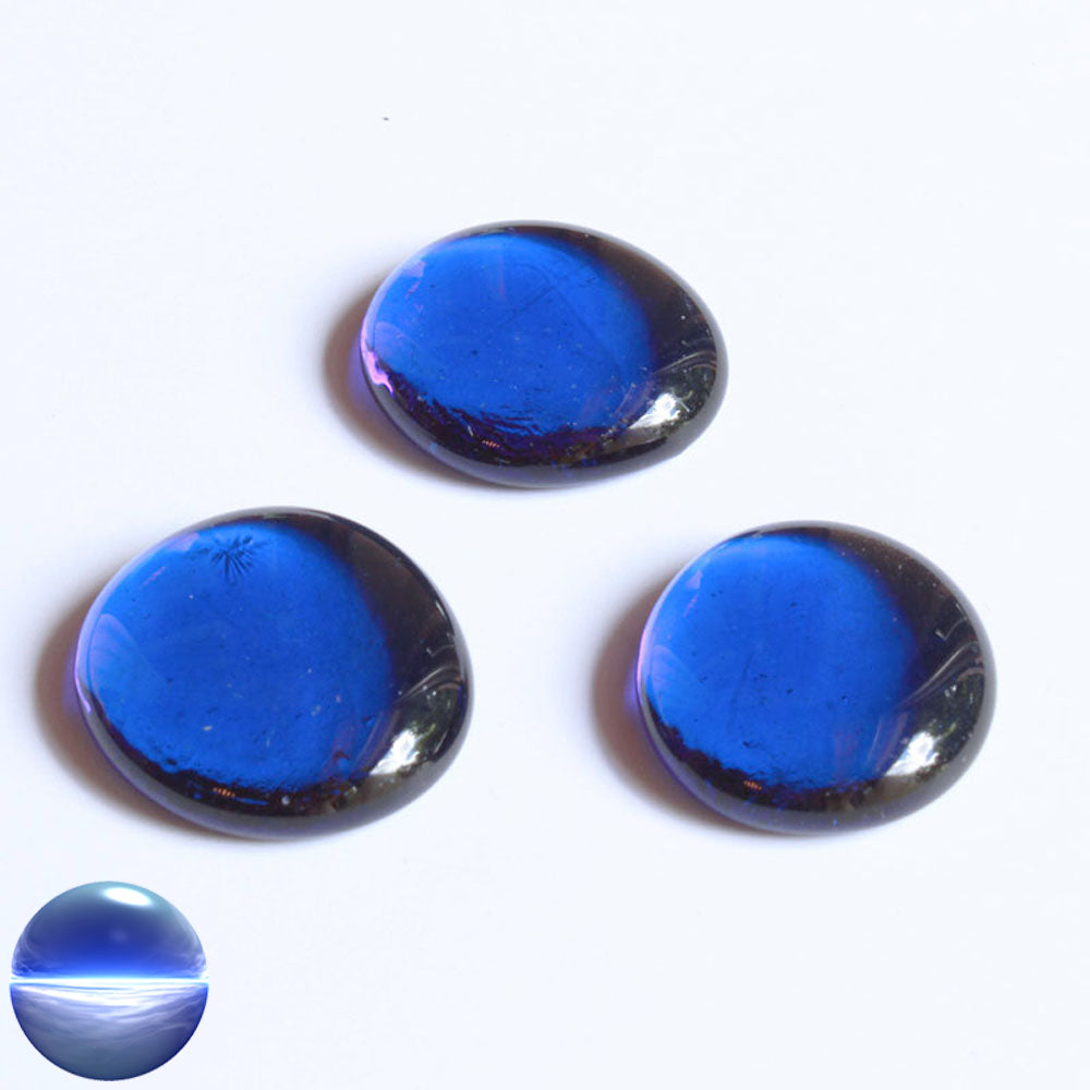 Glasnuggets - dunkelblau 30mm