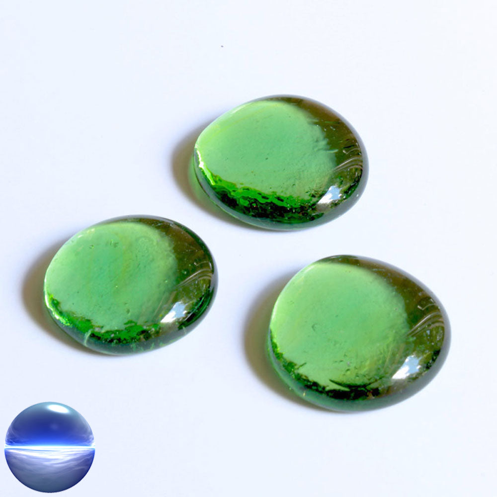 Glasnuggets - grün 30mm