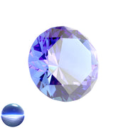 Kristallglas-Diamant A - sapphire 80mm